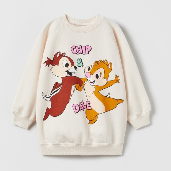 Zara Girls Sweatshirt Dress - Picture 1 of 5